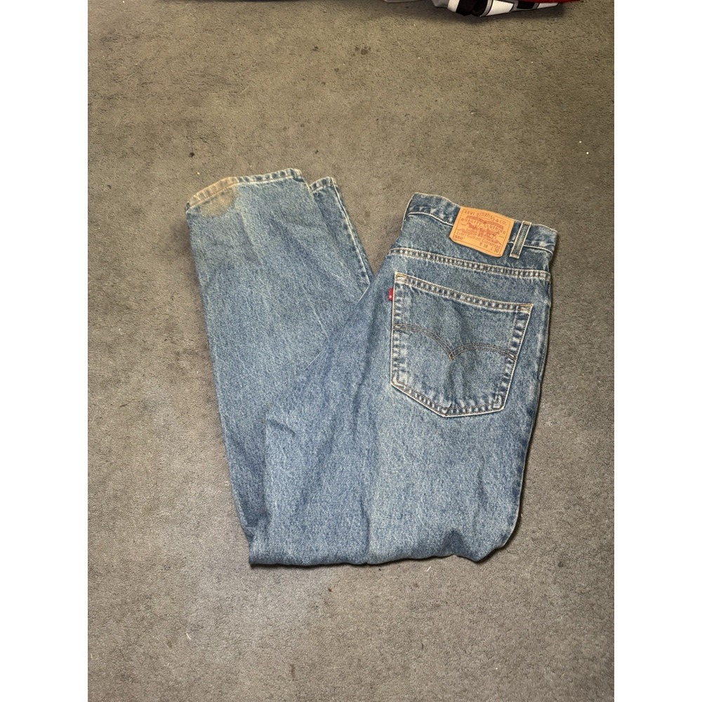 Vintage Levi's 550 Relaxed Fit Jeans Mens 38x30 Blue Denim Made In Mexico